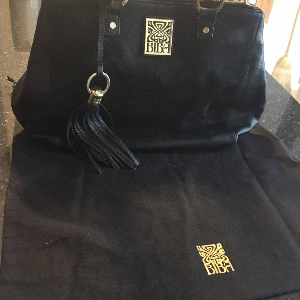 BIBA leather handbag