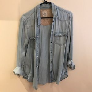 Denim Button-up
