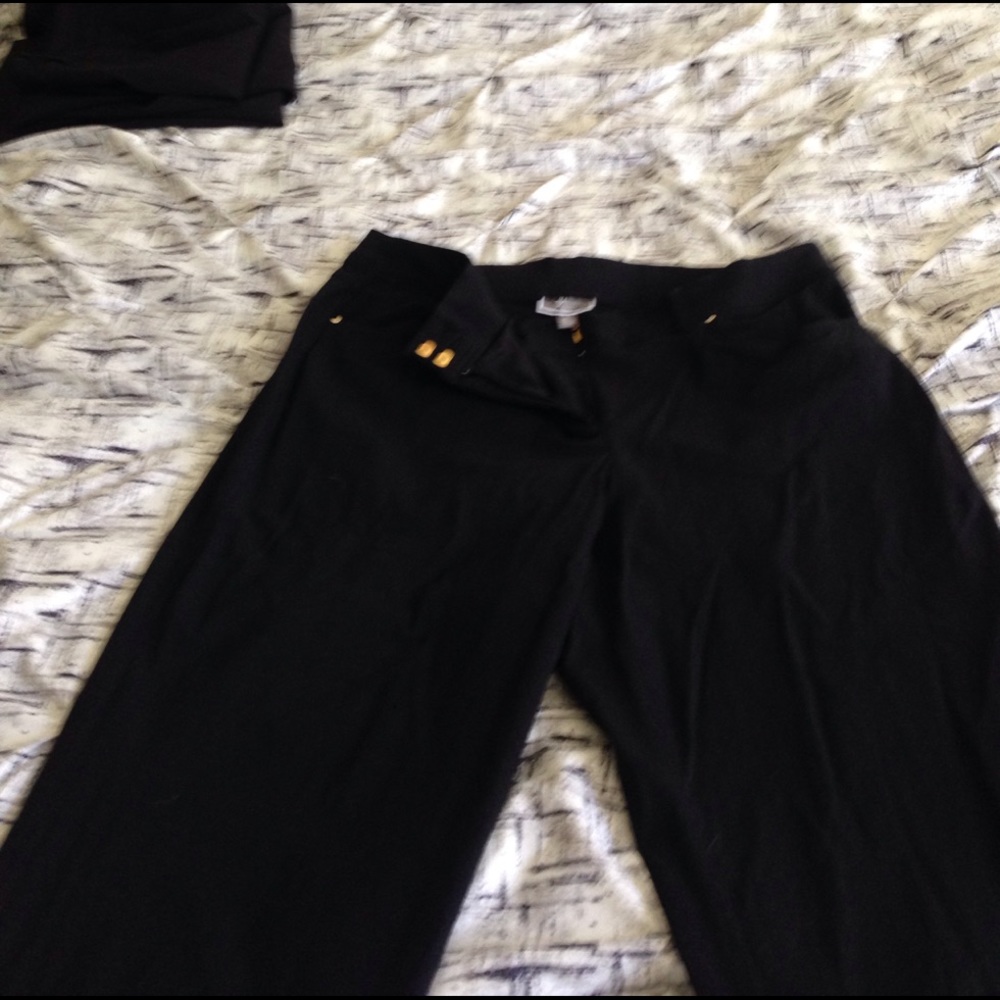 Size 16 black trousers by JM collection.