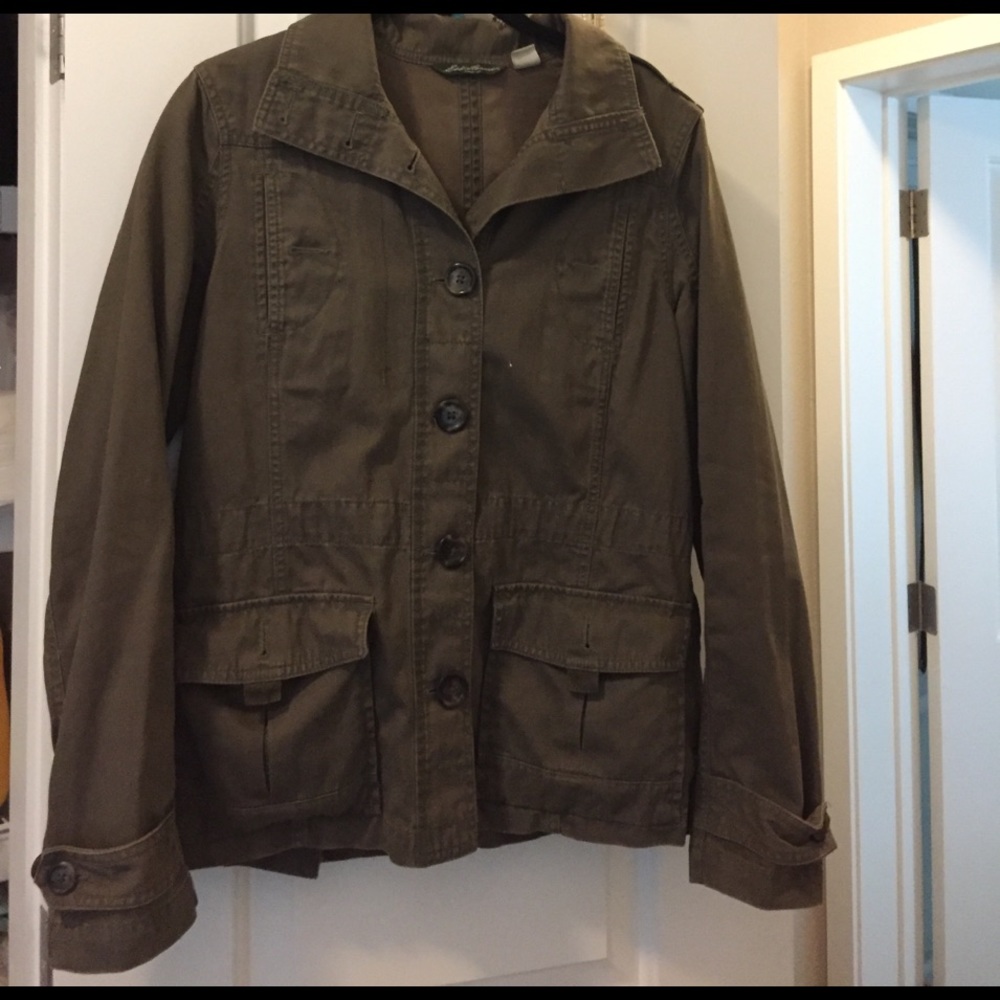 Eddie Bauer green coat
