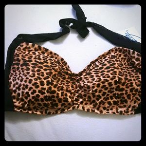 Swimsuits 4all leopard bikini top