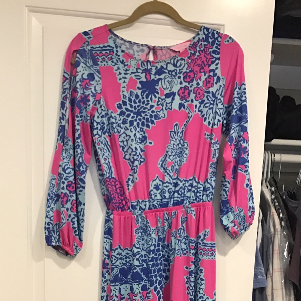 Lilly Pulitzer Pop Pink on the Square S