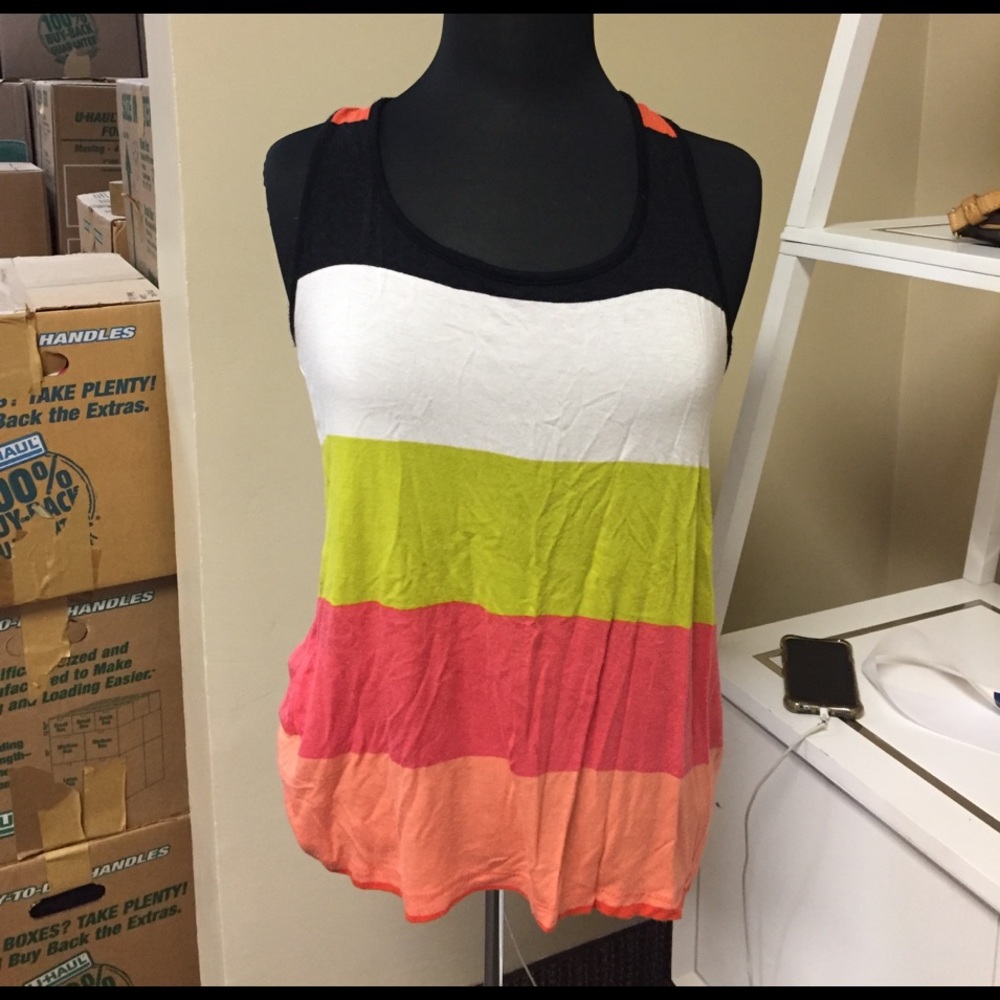 XXI Rainbow Racerback Tank