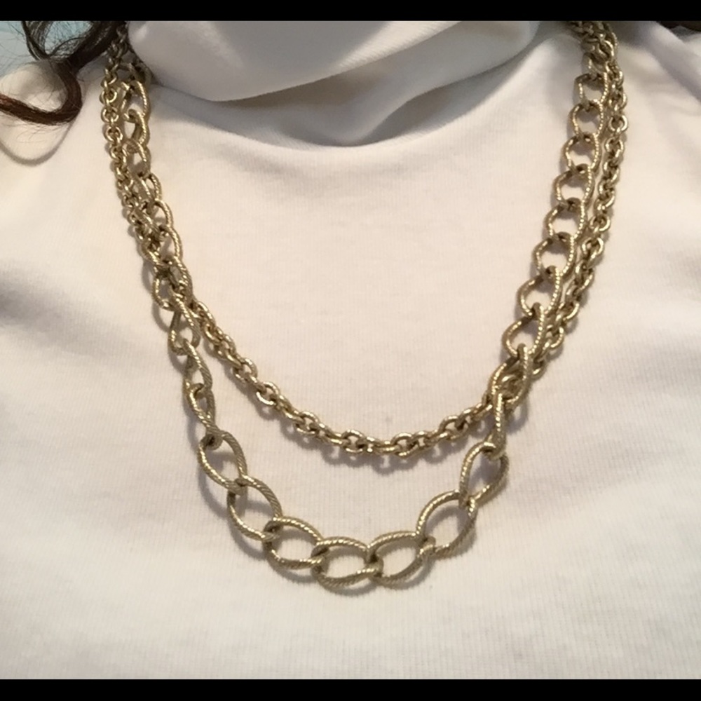 Gold Stella and Dot "la coco" jewelry set