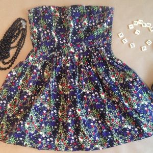 Bebe Floral Sundress- Strapless