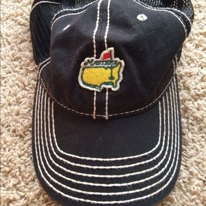 Masters Black Trucker Hat