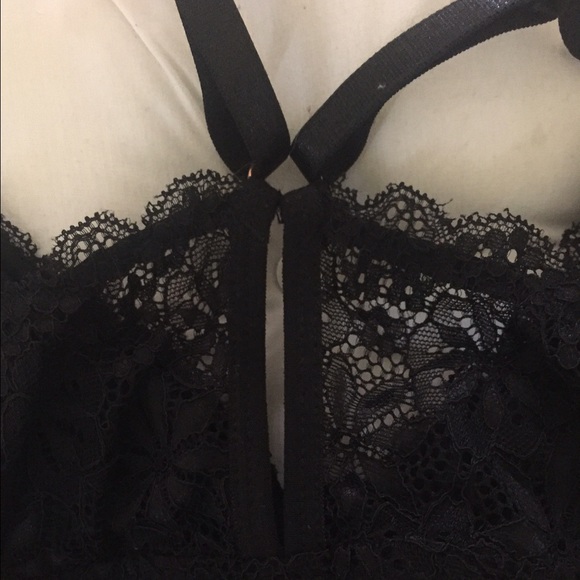 Marilyn Monroe black lace bralette size M - Picture 3 of 5