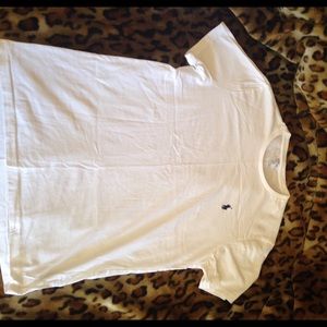 Basic white polo💙