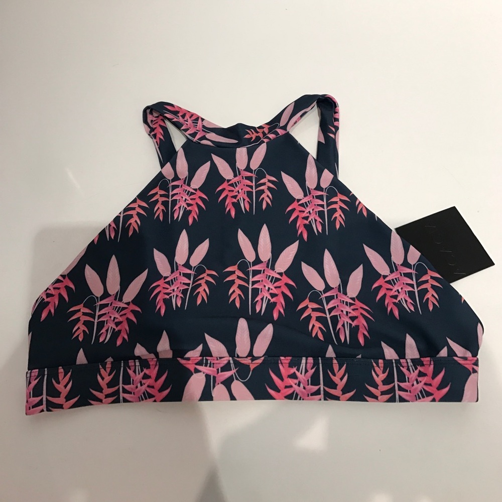 Acacia swimwear Dubai top helicona L NWT