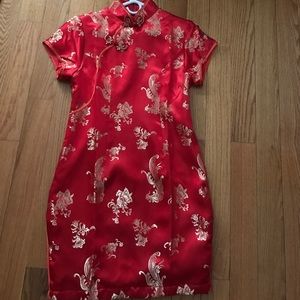 Chinese traditional mini dress
