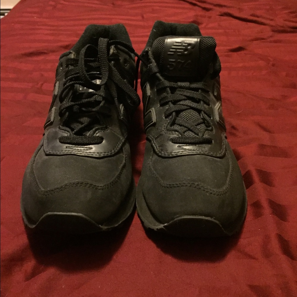 New Balance all black sneakers