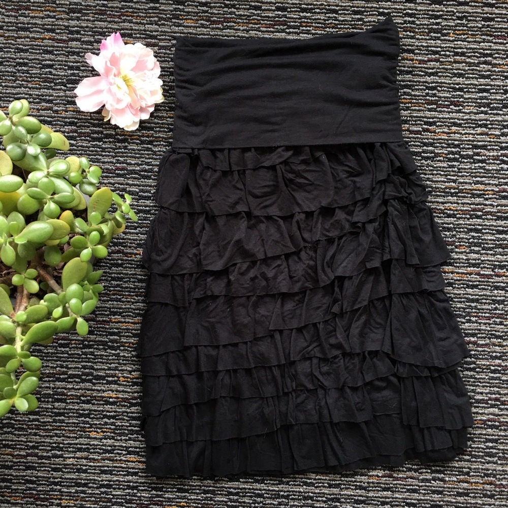 Lapis • Convertible Dress to Skirt with Ruffles