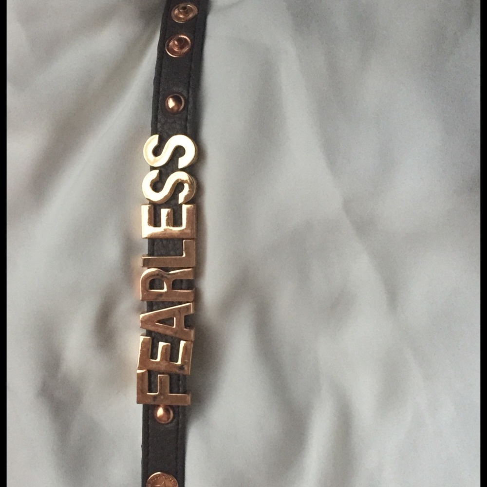 Bcbg  rose gold fearless bracelet