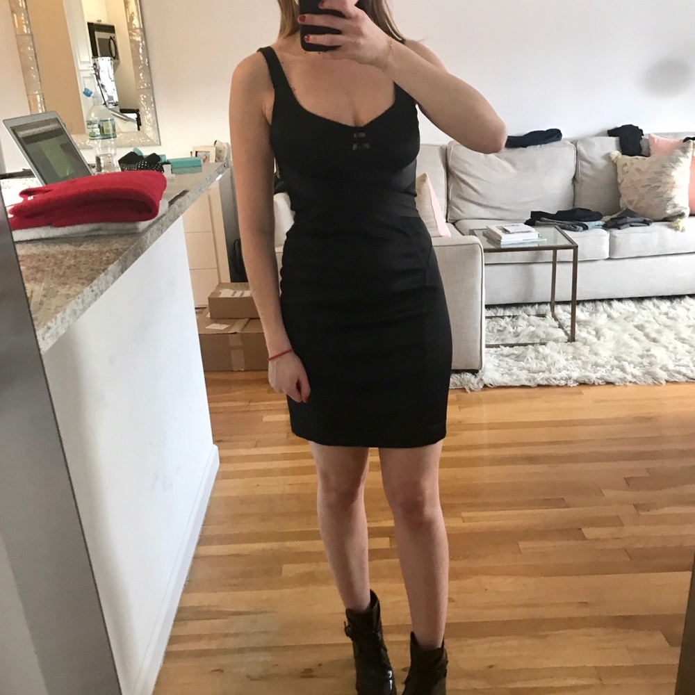 Nanette Lenore black mini dress