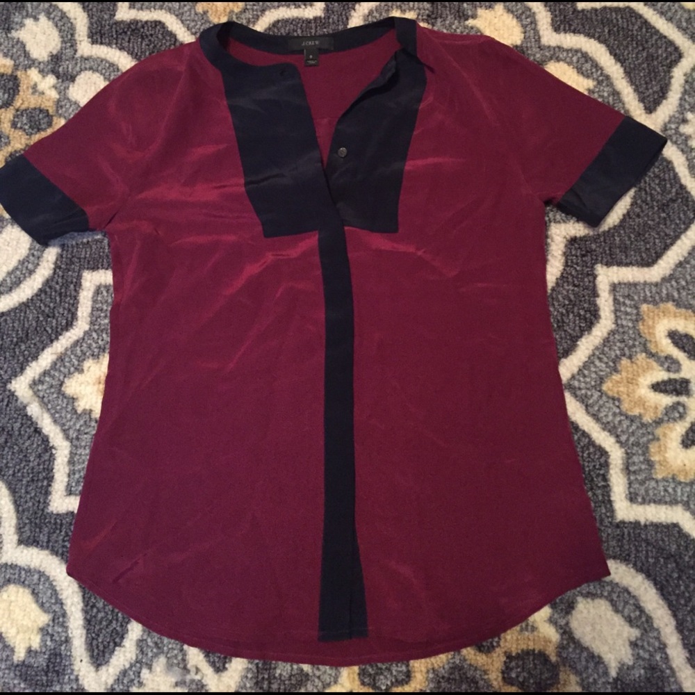 J.crew silk shirt
