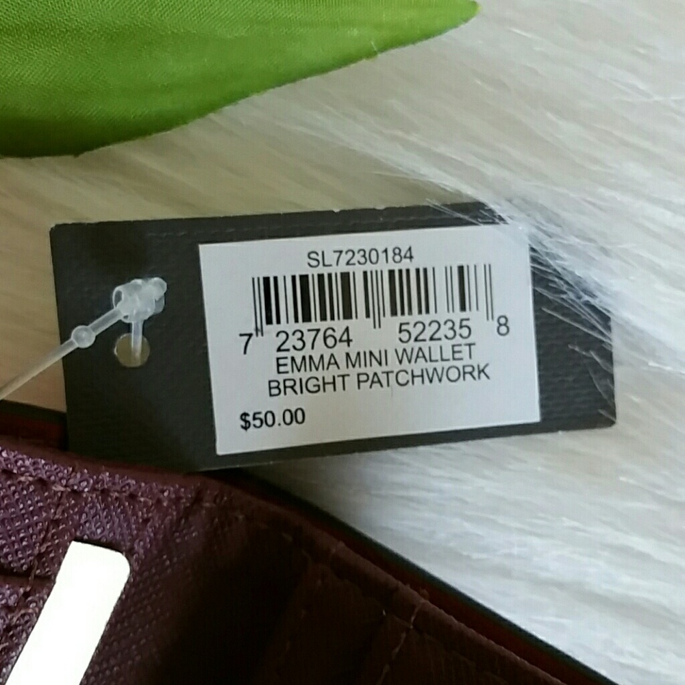 Nwt Beautiful Fossil Mini Wallet . - Picture 4 of 5