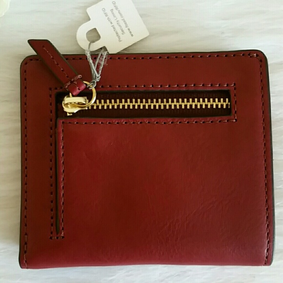 Nwt Beautiful Fossil Mini Wallet . - Picture 2 of 5
