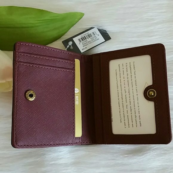 Nwt Beautiful Fossil Mini Wallet . - Picture 3 of 5