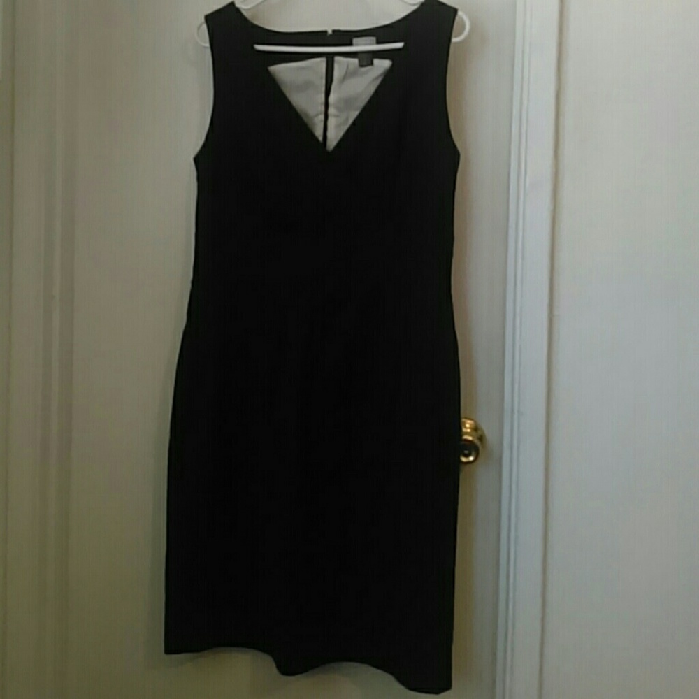 H&M fitted black dress
