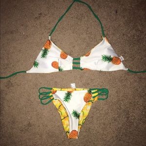 Pineapple bathing suit
