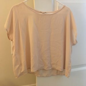 BLUSH PINK FOREVER 21 CROP TOP