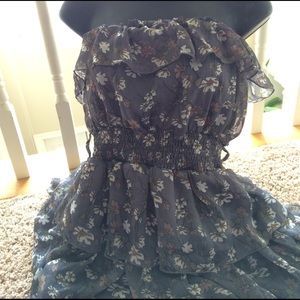 NWOT RHAPSODY STRAPLESS DRESS-size md.