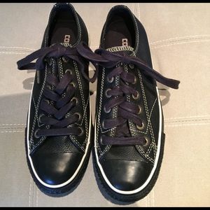 Converse Black Leather sneakers