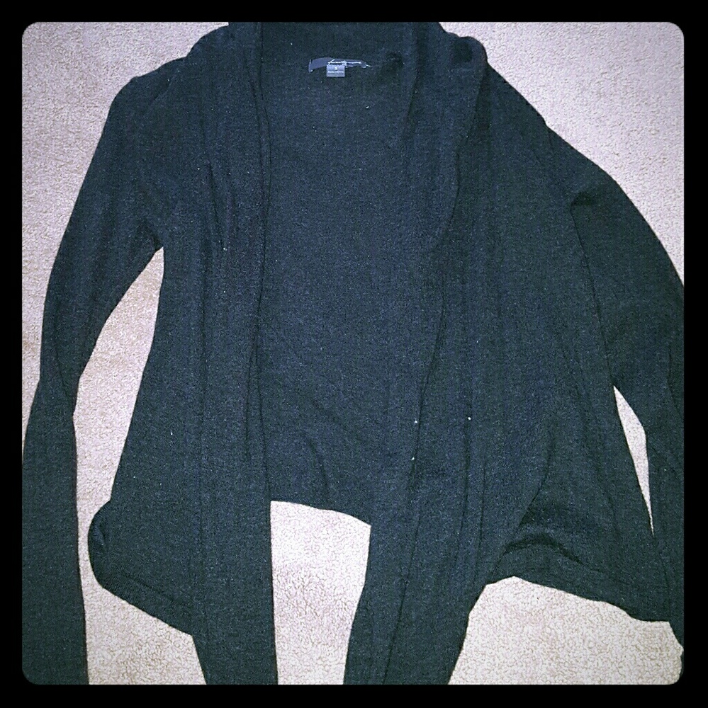 Dark gray cardigan