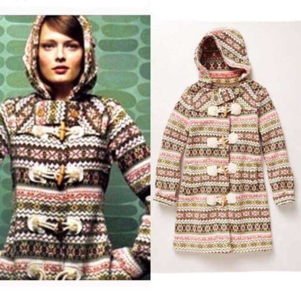 Sparrow Fair Isle Sweater Coat