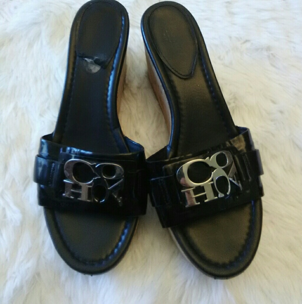 Coach platform shoes