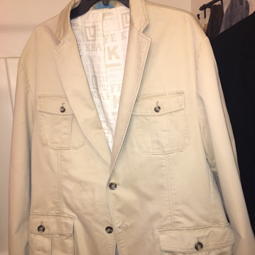 Khaki sports coat