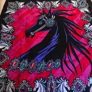 Horse scarf by Bob Mackie