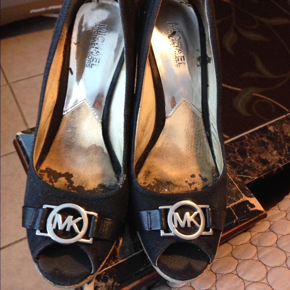 MK wedge shoes