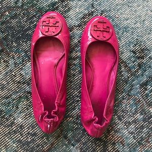 Pink Tory Burch Reva Flats size 8.5