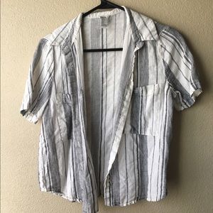 Very boho button down top