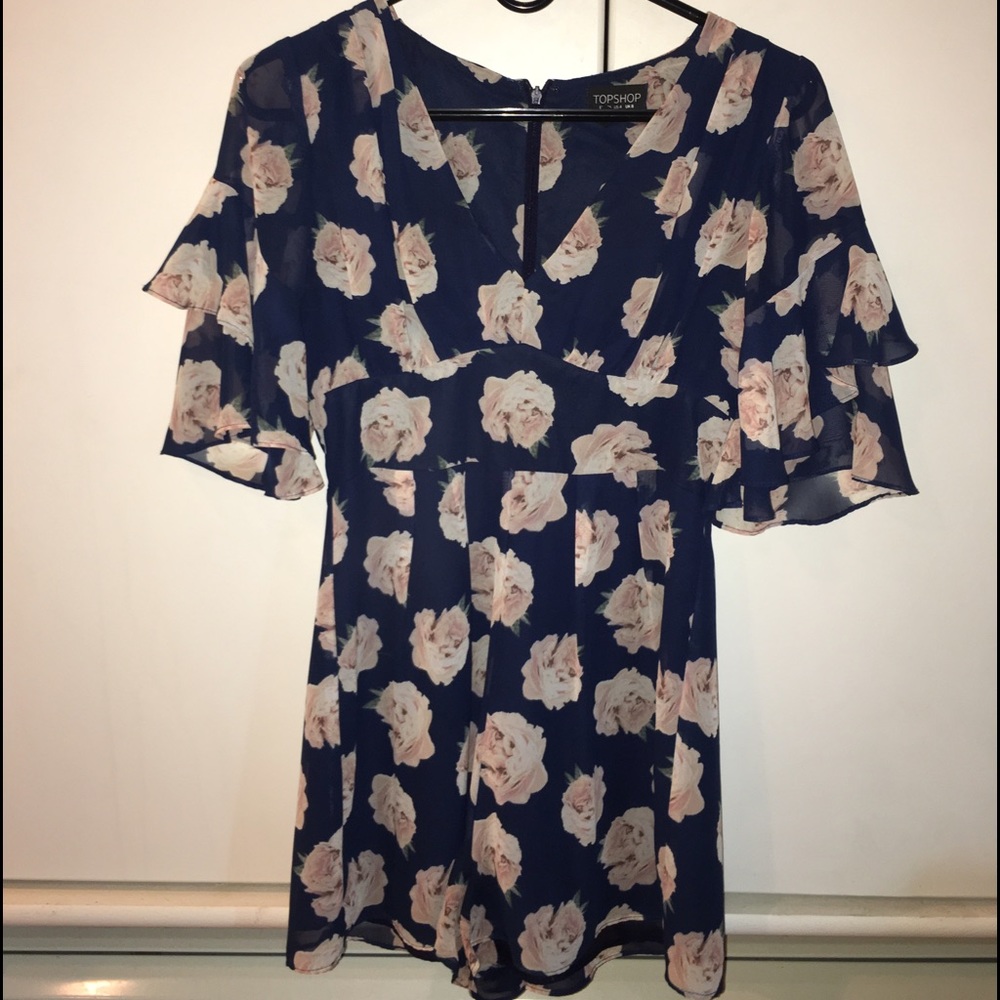 Topshop floral romper