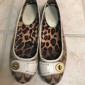 Coach Signature Flats