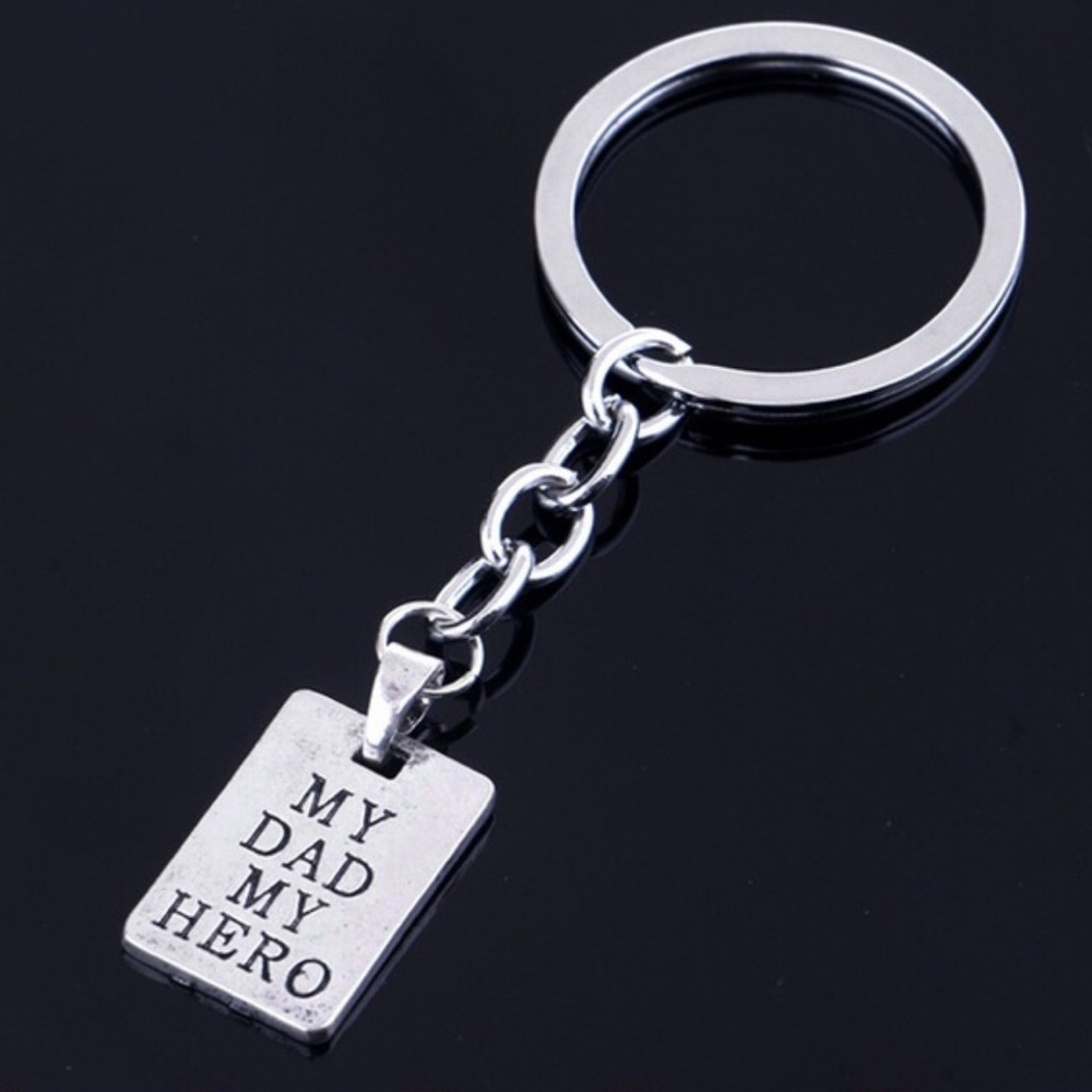 Dad Hero Keychain