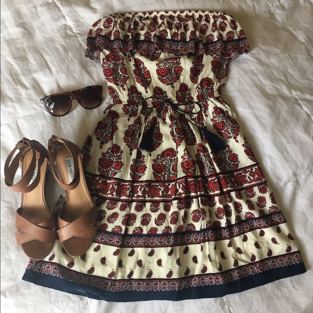 Floral/paisley print dress, XS