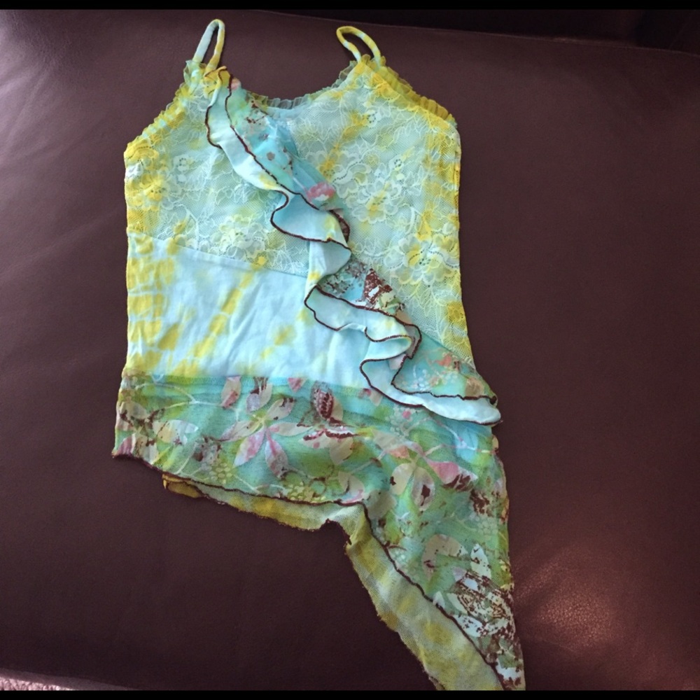 NWT Little Monah lace shirt