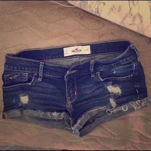 Hollister jean shorts