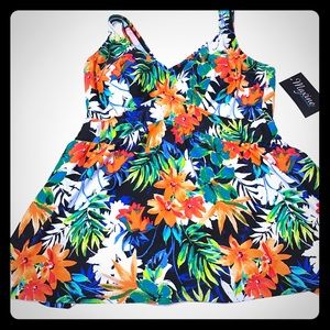 Maxine of Hollywood Swim - 🎉Host Pick🎉Hawaiian Floral Swim Dress - SW-9 Maxine of Hollywood Swim - 🎉Host Pick🎉Hawaiian Floral Swim Dress - SW-9