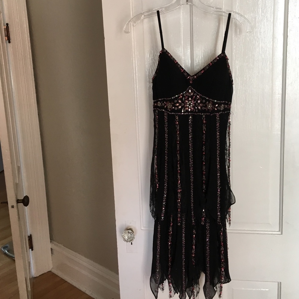 Black dance dress