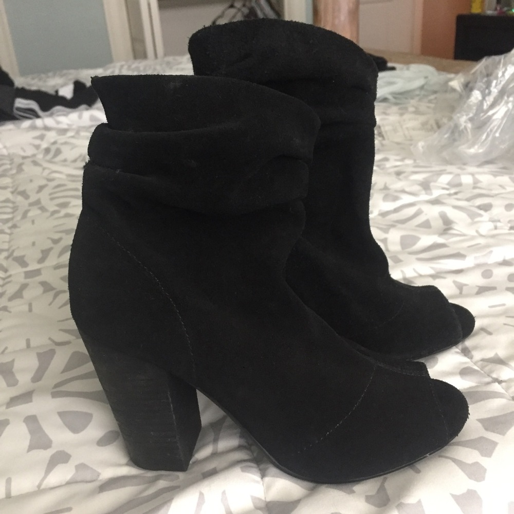 Nine West open toe booties