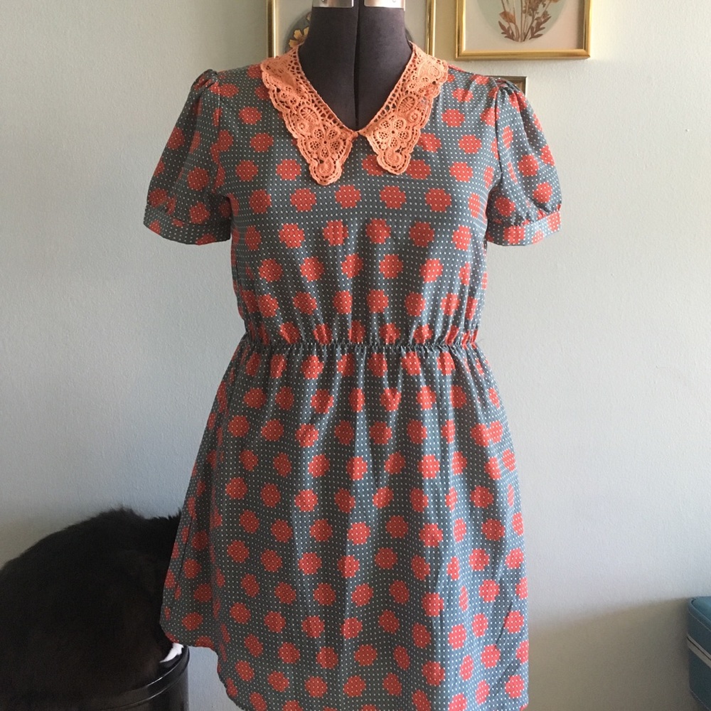 Peter Pan Collar Day Dress, Fifth Culture NWOT
