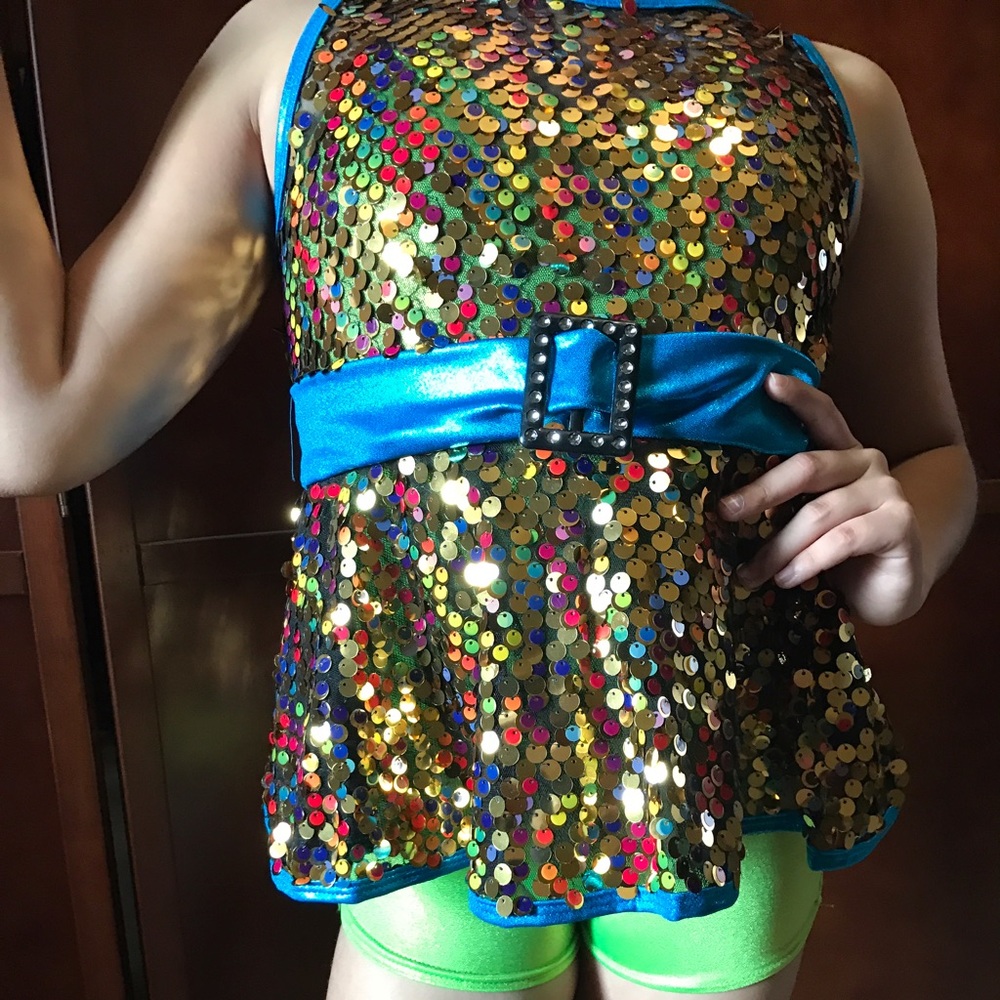 Girls dance costume