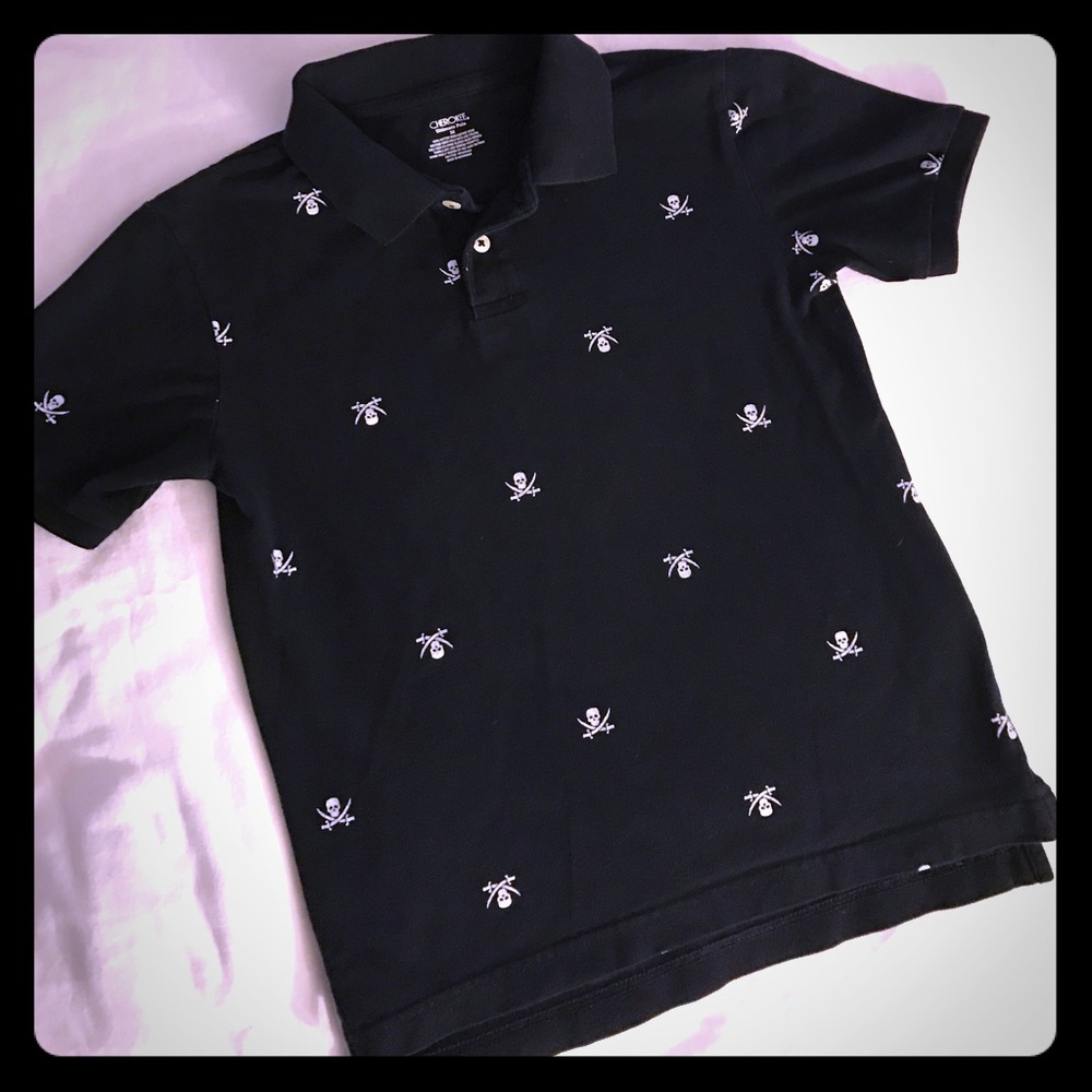 Pirate skulls polo shirt