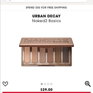 Urban Decay Naked2 Basics Eyeshadow Palette