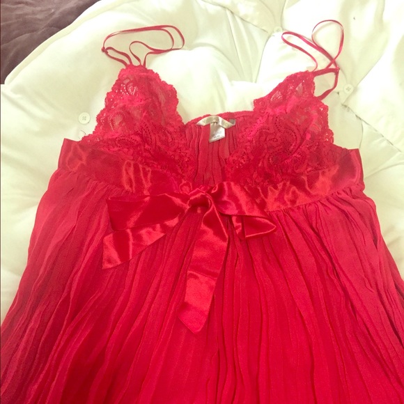 Red Victoria secrets baby doll size m - Picture 1 of 4