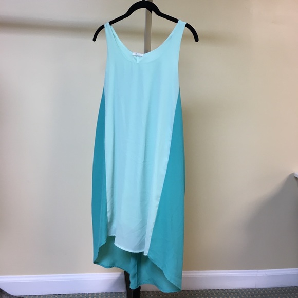 Everly 2 toned high low dress - Picture 1 of 4